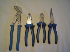 Gedore Zangen-Set Zangensatz 4teilig Kombizange Seitenschneider Spitzzange WP