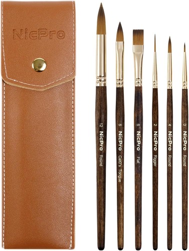 Nicpro reise aquarellpinsel - nicpro,