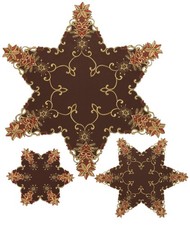 Tischdecke Weihnachten Stern