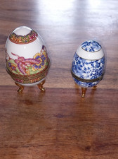 2 Limoges Porzellan Eier