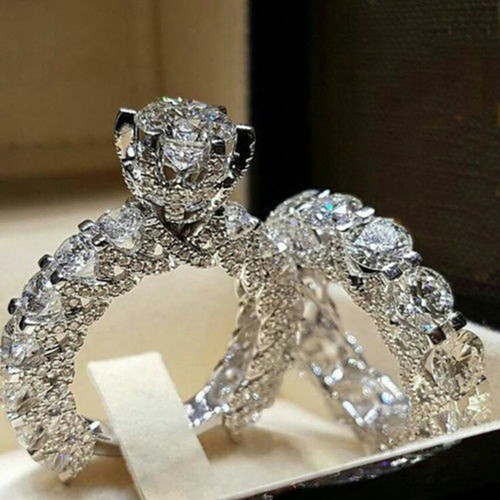Goldfarbener diamant ring - diamant,