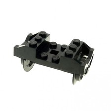 1x Lego Achse Eisenbahn Rad schwarz Waggon Zug 9V Felge 3225 4559 2878c01