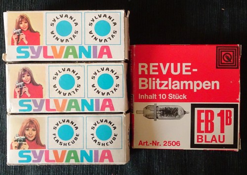 Revue blitzlampen und - revue-blitzlampen, sylvania