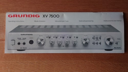 Operating instruction grundig - instruction,
