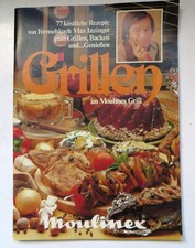 Buch Heft - Moulinex - Grillen