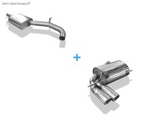 Fox Komplettanlage ab Kat Audi