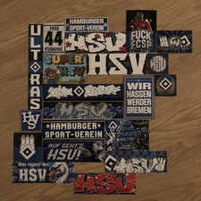 21 verschiedene HSV Aufkleber