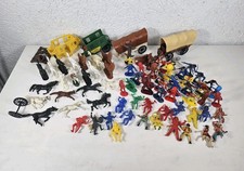 Western Cowboys Indianer Figuren Konvolut West Germany JEAN Höfler Starlux