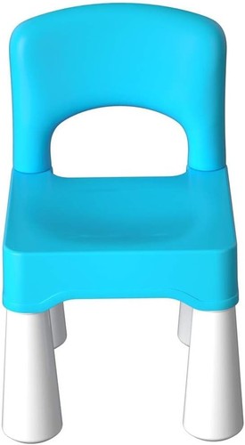 Kinderstuhl blau langlebig - kinderstuhl, blau,