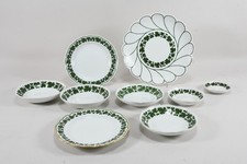 Q43B25- Meissen Porzellan Weinlaub Teller u Schalen Konvolut teils 1. Wahl