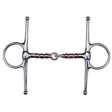 Knebeltrense mit kupferrollen - knebeltrense,