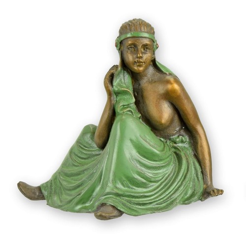 Bronzeskulptur frau akt - frau, erotik