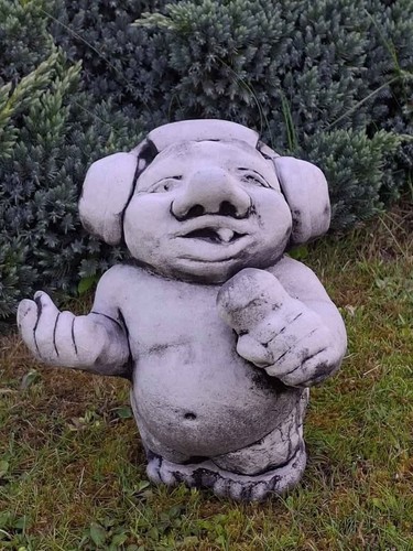 Gartenfigur steinfigur wichtel - gartenfigur,