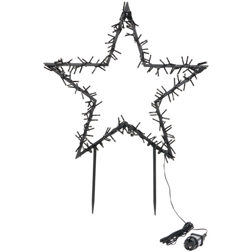 Led stern gartenstecker außen - led,