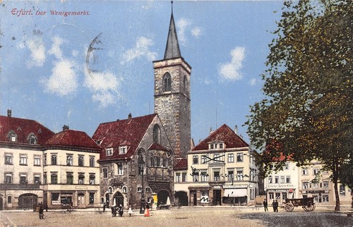 405241 wenigemarkt erfurt - 405241), ak