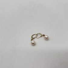 Pearline Ohrringe 375 Gold Süßwasserperlen