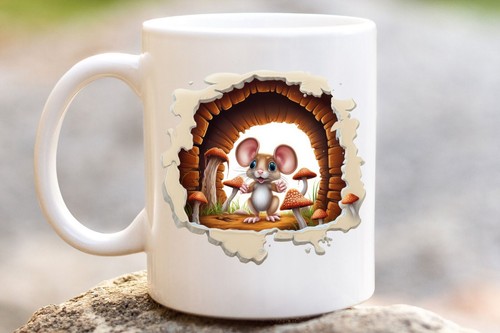 Niedliche maus tasse - niedliche,