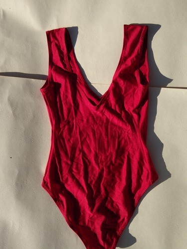 Badeanzug einteiler rot damen - badeanzug,