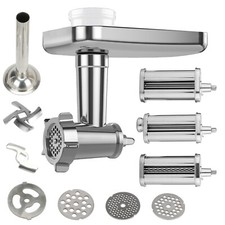 AREBOS Zubehör für Küchenmaschine wie Nudelaufsätze, Fleischwolf, Wurstmaschine