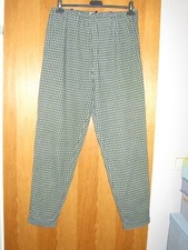 Yessica Umstandsmode Hose Größe 40 Karomuster dunkelblau grün