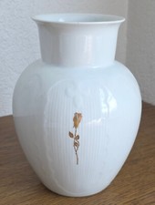 FRIESLAND Porzellan Vase Blumenvase Tischvase Weiss