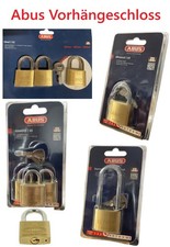 Abus Vorhangschlösser Vorhängeschlösser Schloss Sicherheitsschloss Schlüssel Neu
