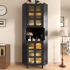 Eck-Schrank mit Lackschicht &