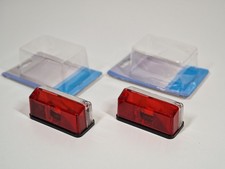 2x Pro Plus Umrissleuchte Klar/Rot Ohne Leuchtmittel Anhänger Wohnwagen Caravan