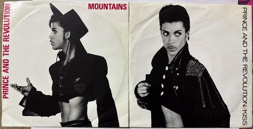 Prince single vinyl kiss - 2x, vinyl:-"kiss