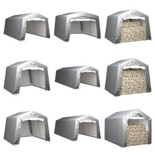 Lagerzelt Stahl Industriezelt Zelthalle Weidezelt Zelt mehrere Auswhal vidaXL