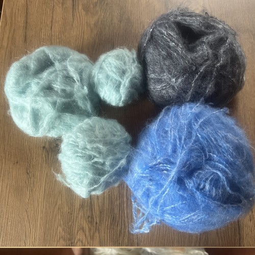 Wolle mohair mix bunt - mix,