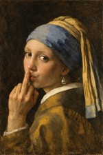 Mädchen Mit Dem Mittelfinger