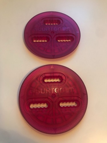 Hot pink clear plastic burton - hot,
