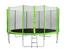 SixBros. SixJump 4,30 M Gartentrampolin Grün Trampolin Komplettset TG430/1768