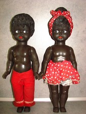 Alte Schwarze Farbige Puppe -