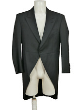 Wilvorst Herren Frack Sakko Gr 24 DE / Grau Wolle Edel und NEU ( S 7969 )