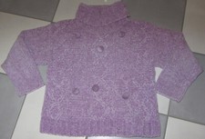 Mädchen Chenille-Pullover, flieder, Gr.110-116