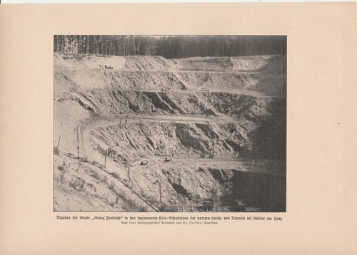 Tagebau der grube georg - der,