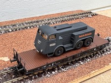 Märklin H0 4866 Schwerlast-Flachwagen (KAELBLE ZUGMASCHINE) SSyms der DRG