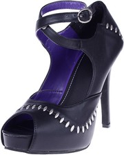 TUK Metal STITCHES Peep Toe