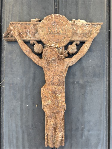 Antikes gusseisen kreuz - antikes,