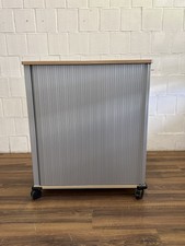 Werndl Aktencaddy mobiler Arbeitsplatz Schließfach Ahorn grau