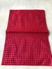 taj Wood & Scherer Tischläufer Seide Baumwolle pink 44 cm x 180 cm  