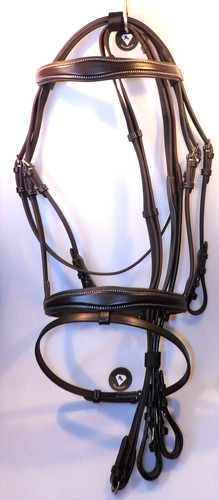Braune leder trense dekorativ - leder,