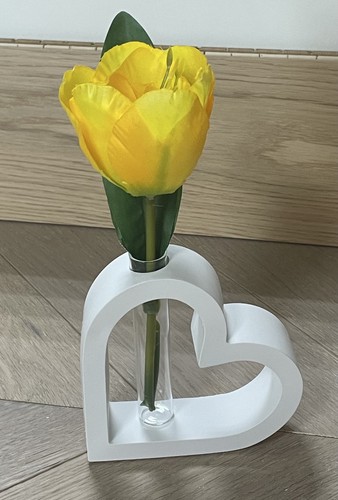 Herz mit reagenzglas vase - herz,