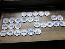 28 TELLER Sammelteller Wandteller KIELER UMSCHLAG aus 1975 - 2005 Topp - 10 cm