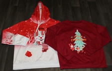 Merry Christmas POLYESTER SWEATER & WINTER HOODY MENS Pullover Herren Größe L