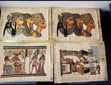 Papyrus Bilder Set, 4 Stück