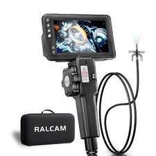 RALCAM Endoskop Kamera Gelenkendoskop 2-Weg 180° Industrielle Inspektionskamera
