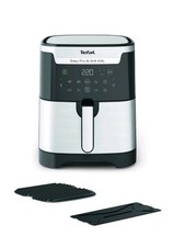 TEFAL EY801D Easy Fry & Grill XXL Heißluftfritteuse - Silber/Schwarz